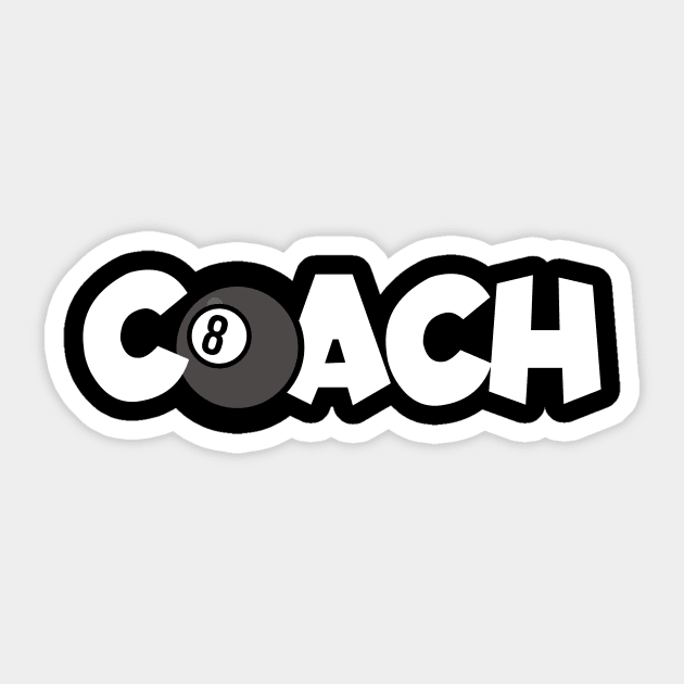 Billiards Coach Sticker by maxcode